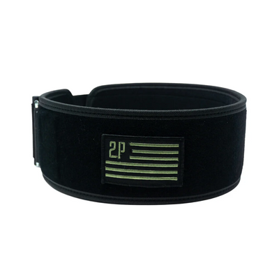 2POOD - GREEN Velcro Patch 4" Weightlifting Belt